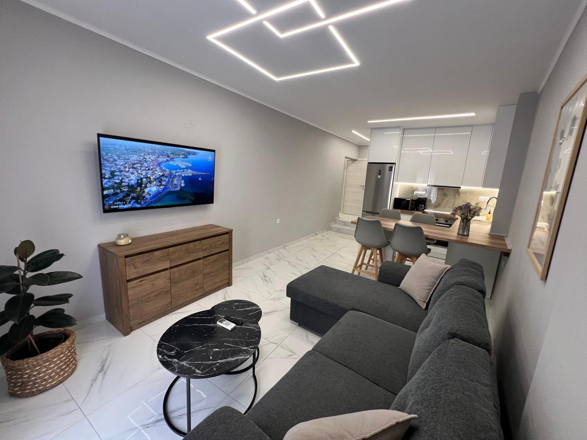 Luxury Apartment In Kavala Bagian luar foto