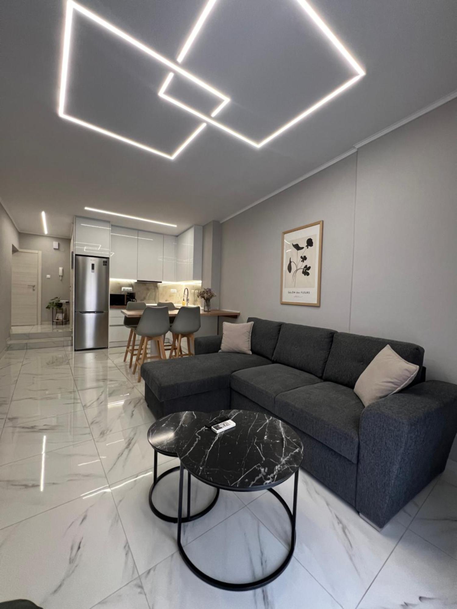 Luxury Apartment In Kavala Bagian luar foto